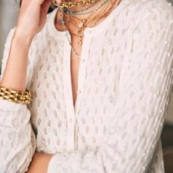 sézane philippe jumper || white - Picture 2 of 7